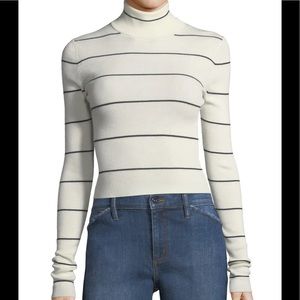 Theory Striped Turtleneck